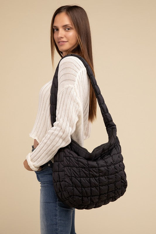 Puff Quilted Crossbody Shoulder Bag