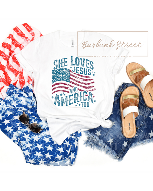 She loves Jesus and America Too