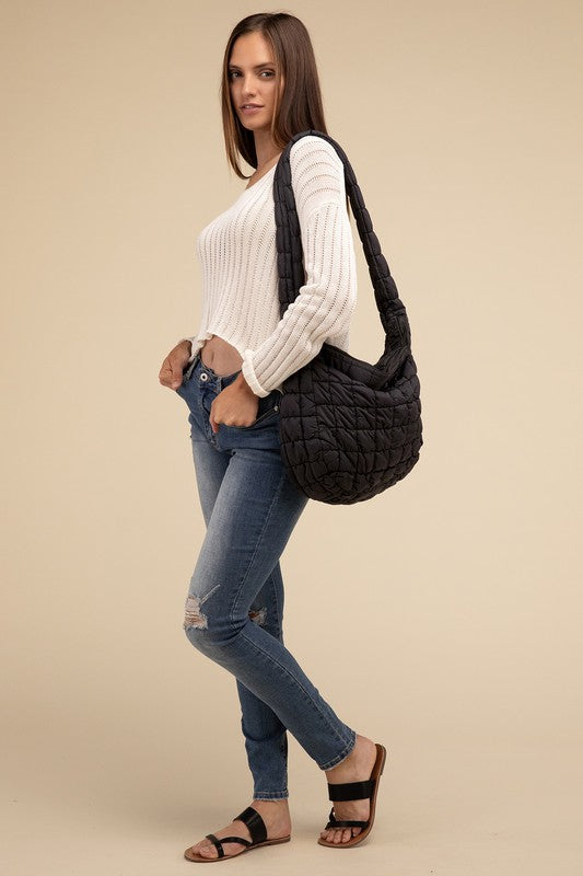 Puff Quilted Crossbody Shoulder Bag